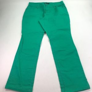 Faded Glory Womens Emerald Green Jeans Sz 18W K253